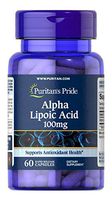 Puritan's Pride Alpha Lipoic Acid 100 mg-60 Capsules