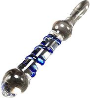 zhiounny Women Glass Crystal Glass Toys for Women Back Area Pleasure Big Toys for Couples