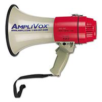 AmpliVox MityMeg Piezo Dynamic Megaphone, 15W, 5/8 Mile Range - S601