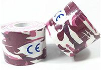 Mounchain Cotton Elastic Kinesiology Therapeutic Sports Tape, Professional Sports Muscle Tape for Athletes