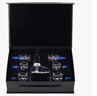 High Quality Glass Vacuum Cupping Household Aspirating Silicone Valve Glass Cupping 8 Pieces/Set