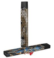 Skin Decal Wrap 2 Pack for Juul Vapes HEX Mesh Camo 01 Tan JUUL NOT INCLUDED