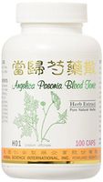 Angelica Peony Blood Tonic Dietary Supplement 500mg 100 Capsules (Dang GUI Shao Yao San) H01 100% Natural Herbs