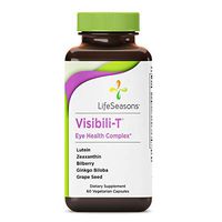 LifeSeasons - Visibili-T - Vision Supplement - Supports Eyesight, Dry Eyes, Night Visibility and Eye Floaters - Contains Carotenoids Lutein and Zeaxanthin - 60 Capsules