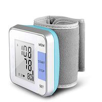 NACHEN Wrist Sphygmomanometer Digital Automatic Measure Machines for Home Use, Large Screen Display, Portable Blood Pressure Test Monitor,White,68x25mm