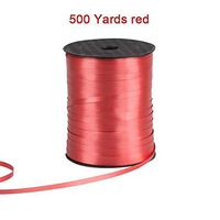 GAKA Metallic Red Curling Ribbon Balloon String Party Decorative Supplies Balloon Roll Gift Wrapping Ribbons,500 Yards