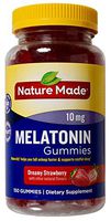 Nature Made Melatonin 10mg Dreamy Strawberry Natural Flavors, 150 Gummies