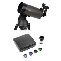 Celestron NexStar 127SLT Mak Computerized Telescope (Black) with Mars Observing Telescope Accessory Kit/Deluxe kits and Eyepiece Filter