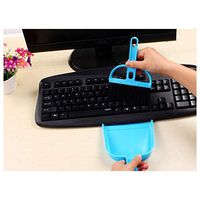 Broom Dustpan - Mini Car Keyboard Cleaning Whisk Broom Dustpan Set - Holder Black Wall Hand Kids Outdoor Metal Dustpanset Handle Long Upright Lobby Brush Small Broom Combo Compact Dustpan Kitchen