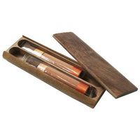 Walnut Wood Cigar Travel Case or Presentation Gift Box