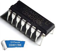 10PCS CD4017BE DIP16 CD4017 DIP CD4017B DIP-16 New and Original IC
