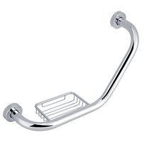 Asixx Bathroom Grab Bar, Stainless Steel Shower Grab Bars Bathtub Arm Safety Handle Bath Shower Tub Grab Bar with Soap Holder