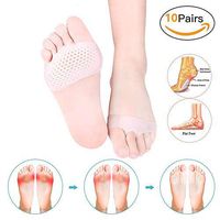 Y-only Breathable Soft Gel Foot Pads Metatarsal Pads, Honeycomb Ball of Foot Cushions for Forefoot Pain,Calluses,Blisters,Forefoot Cushioning Relief-Men Women