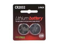Monoprice Monoprice Lithium CR2032 3V Battery 2-Pack