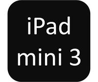 Genuine Leather Case for Apple iPad Mini 3, iPad Mini 2 (Retina), Ipad Mini - KANVASA Slim Smart Cover Black - Real Leather Magnetic Flip Case - Stand Up & Sleep/Wake Up Function - Ultra Slim