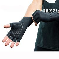 Copper Compression Arthritis Gloves for Men Women, Compression for Arthritis Pain Relief - Rheumatoid & Osteoarthritis & Ease Muscle Tension,2pairs,M