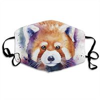 Halloween Cute Watercolor Fox Customized Unisex Dust Mask, Reusable Washable Mouth Masks, Protection from Dust, Pollen, Suitable for Young Men and Women