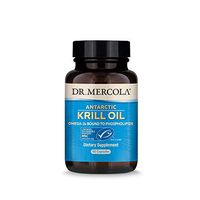 Dr. Mercola Antarctic Krill Oil, 30 Servings (60 Capsules), MSC Certified, Non GMO, Soy-Free, Gluten Free