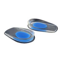 Dr Rogo Heel Cups Gel Heel Pads Gel Cushion Cups Posture Corrective Ideal for Those Suffering from Heel Spurs, Plantar Fasciitis and Achilles Tendonitis- 2 Pack (Mens)