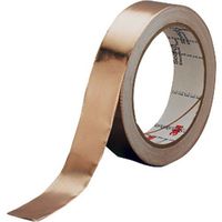 3M 1181-1 Smooth Copper Tape, 1" x 18 yds.