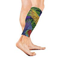 Calf Guard Sleeves Tropical Parrots Sports Calves Guards Sleeves for Running, Basketball, Baseball, Football