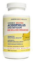 American Health Chewable Banana Acidophilus - 100 Wafer -- 6 per case.