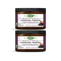 Nature's Way Activated Charcoal, 800 mg Charcoal per serving, Powder, BPA Free Packaging (Packaging May Vary), Pack of 2