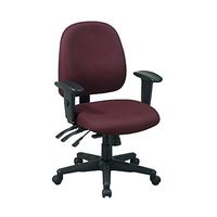 Ergonomic Chair with Ratchet Back, Multi Function Control, Adjustable Arms, Casters and Grade A Ico