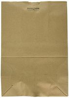 Duro Heavy Duty Kraft Brown Paper Barrel Sack Bag, 57 Lbs Basis Weight, 12 x 7 x 17, 100 Ct/Pack