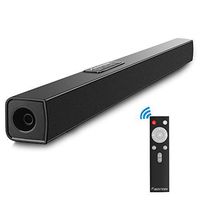 FULOXTECH TV Sound Bar, Upgraded Soundbar for TV 36.5-Inch 40W 2.0 Channel Wireless & Wired Bluetooth Sound Bars Home Theater Surround Speakers Incl Optical Cable,Remote, Black (Upgraded Version)