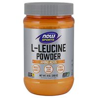 NOW Sports Nutrition, L-Leucine Powder, Builds Lean Tissue*, Amino Acids, 9-Ounce