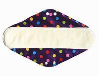14 Inch Overnight Bamboo Mama Cloth/ Menstrual Pads/ Reusable Sanitary Pads (Dot)