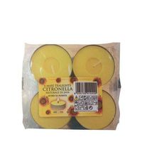 4 x PRICES CANDLES MAXI TEALIGHTS CITRONELLA - 15HR by Prices