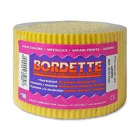 Scalloped Bordette Decorative Classroom Border Color: Yellow - 2.25" x 50 ft