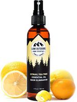Natural Shoe Deodorizer Spray, Foot Odor Eliminator by Lumi Outdoors - Fresh Citrus Tea Tree Essential Oil Odor Eater