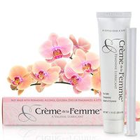 Crème De La Femme 6-Pack, Vaginal Dryness Cream Created by a Woman Doctor, Natural Menopause Dryness Remedy, Feminine Moisturizer and Lubricant, Free Applicator Included