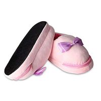 Electronic Foot Warmer Warm Feet Treasure Heating Shoes Cartoon Plush Bedroom Office Hiking Student Electric Heating Warming Slippers Heated Slippers Warming Foot Massager for Women Girls (Pink)