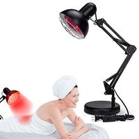 150W Near Infrared Light Red Light Therapy Heat Lamp for Body Neck Ache Muscle Joint Back Pain Blood Circulation Portable (2020 Upgraded)