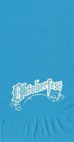 25 Turquoise Oktoberfest Dinner Hand Towels Paper Napkins with a White Color Oktoberfest Logo