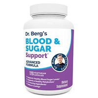 Dr. Berg’s Healthy Blood Sugar Support Supplements - 10 Powerful Ingredients - Helps with Cravings, 120 Capsules