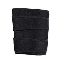Thigh Brace Adjustable Wrapping Strap Protective (Black)