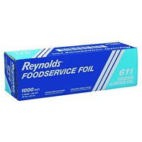 Reynolds Wrap 611 Standard Aluminum Foil Roll, 12" x 1000 ft, Silver