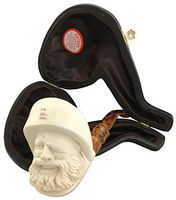 Large Pirate White Turkish Meerschaum Smoking Pipe