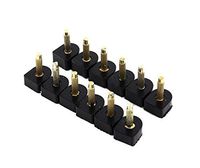 6 Pairs Lady Women Non-Slip Heel Cap Shoe Replacement Heel Tip Replacement Dowels Shoe Repair Tip High Heel Cap Protectors(Black 8mm x 8mm)