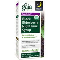 Black Elderberry Night Time Syrup Lg, 5.4 oz ( Multi-Pack)
