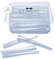 Claroo Enema Nozzle Tips Kit (Box of 12) - BPA & Phthalates Free - Premium Replacement Accessories - Soft, Super Comfortable and Flexible, PVC