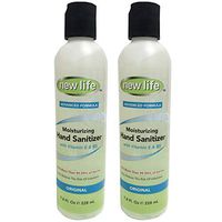 NewLife Hand Sanitizer with Vitamin E & B5 - Kills Germs Without Soap & Water - Refreshing Gel, Made in USA - 7.8 oz, 2 Pack