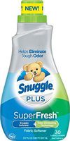 Snuggle Plus Super Fresh Fabric Softener Liquid with Odor Eliminating Technology, 30 Loads, 31.7 FL OZ (pack of 2)
