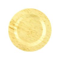 BambooMN 5.9" Premium Bamboo Leaf Round Dinner Plates, All Natural Disposable Compostable for Catering and Home Use, 100 Pieces