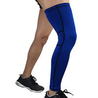 1PCS Pro Sports Antiskid Long Knee Support Brace Pad Protector Sports Leg Sleeve Pad,L,XL